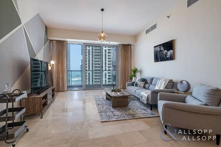 2 Bedroom Apartment for Sale in Dubai Marina, Dubai - Fully Furnished | Palm Views | Upgraded