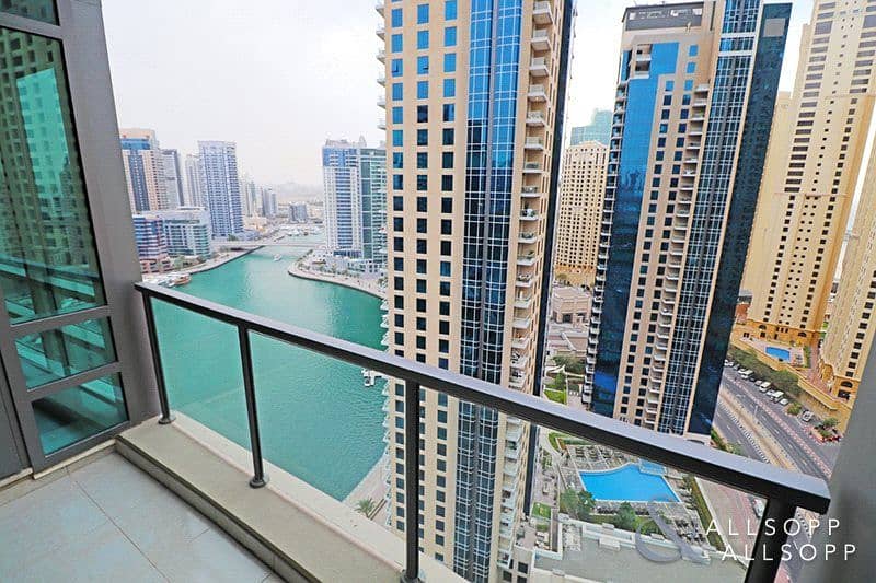 位于迪拜码头，阿尔萨哈布大厦，阿尔萨哈布大厦1号 3 卧室的顶楼公寓 3075000 AED - 5505861