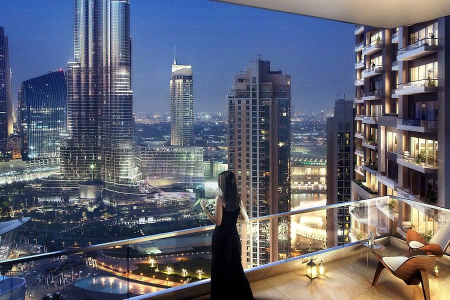位于迪拜市中心，歌剧院区，第一幕塔楼｜第二幕塔楼 1 卧室的公寓 1800000 AED - 5392887