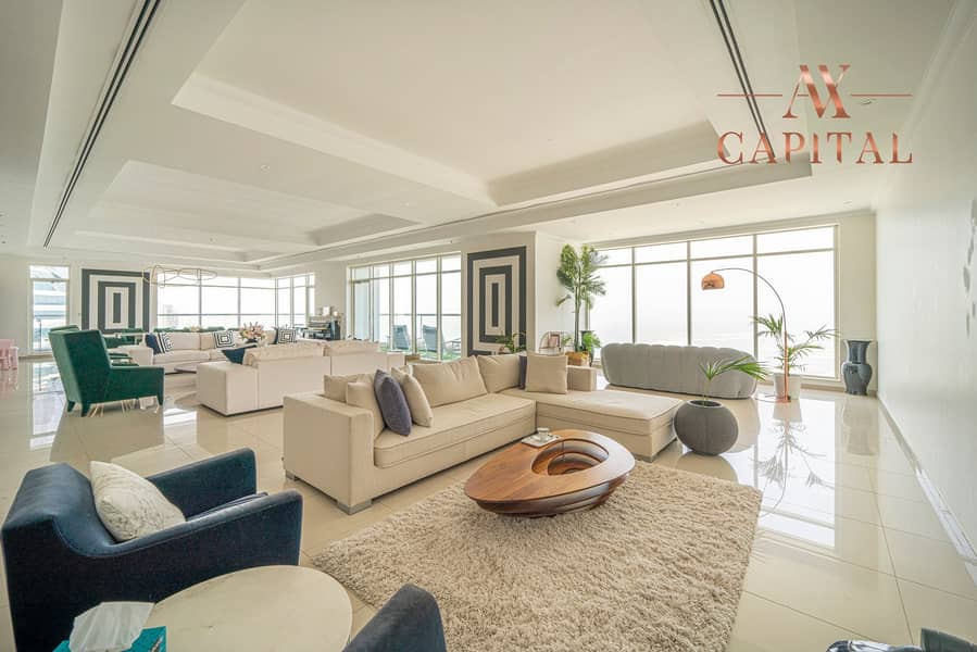 位于迪拜码头，阿联酋皇冠大厦 5 卧室的顶楼公寓 10000000 AED - 5197592