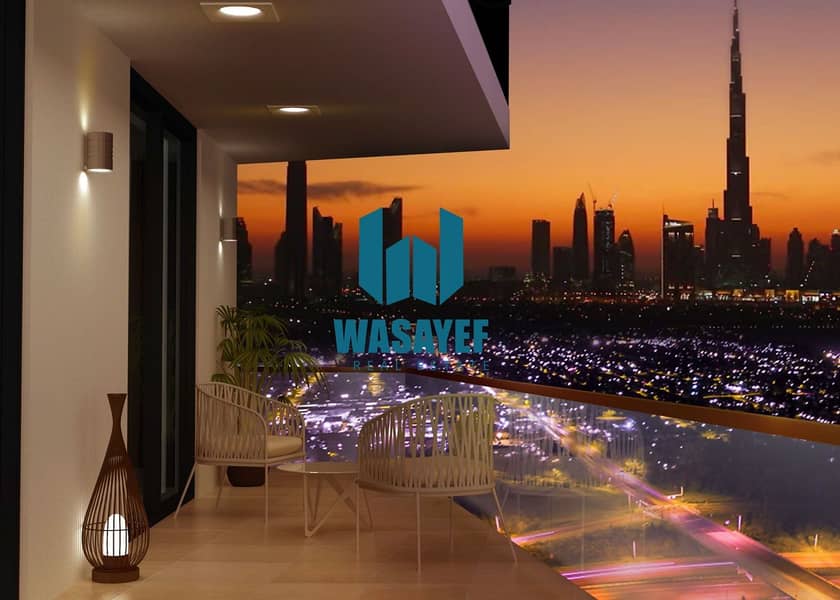 Town House burj khalifa view with payment plan  3 rs