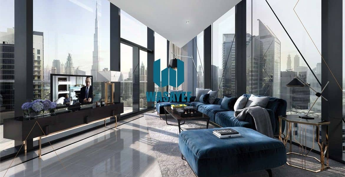 One bed Room Ready to move with payment paln next burj Khalifa. . .