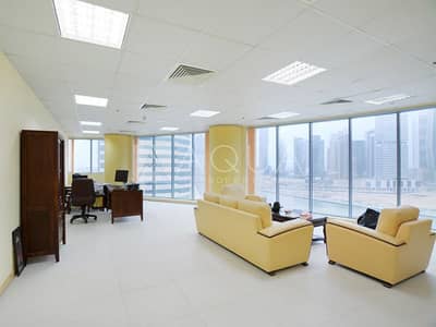 Office for Sale in Business Bay, Dubai - Fitted Office | Lake View | Business Tower