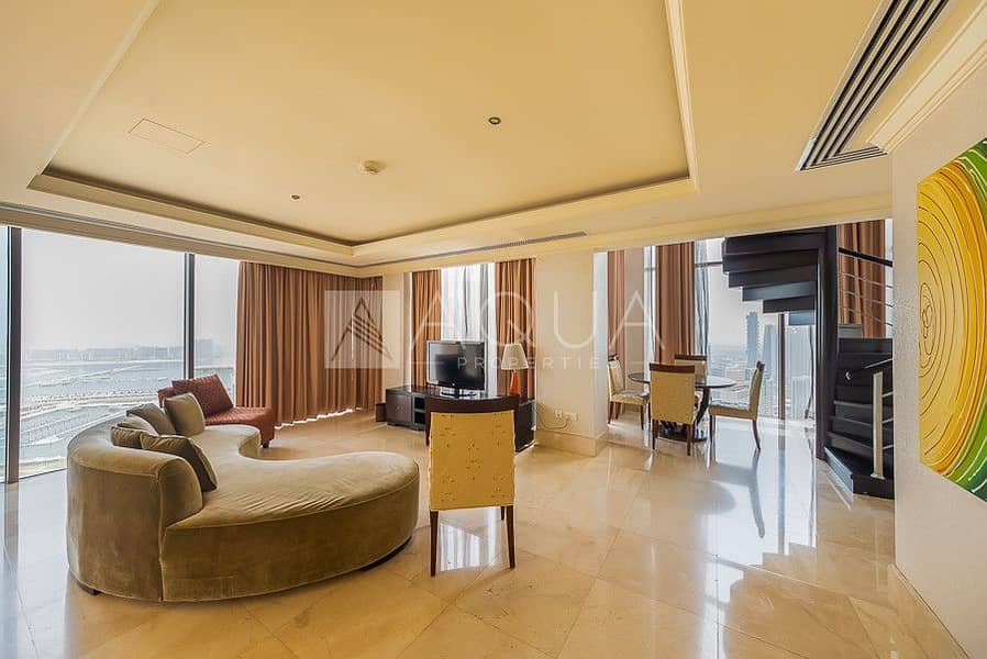 Penthouse | Fully furnished | Marina view