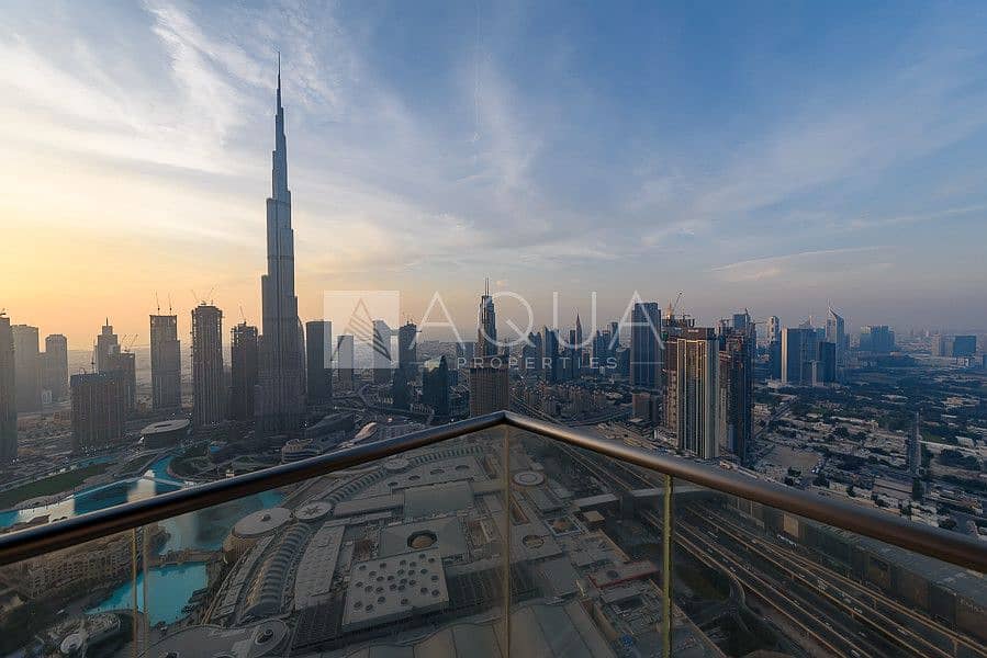 7 Exclusive | High Floor | Burj & Fountain Views