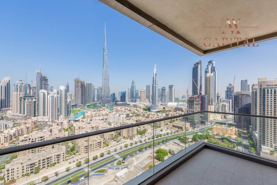 Fountain and Burj Views I High Floor | 3BR Ensuite