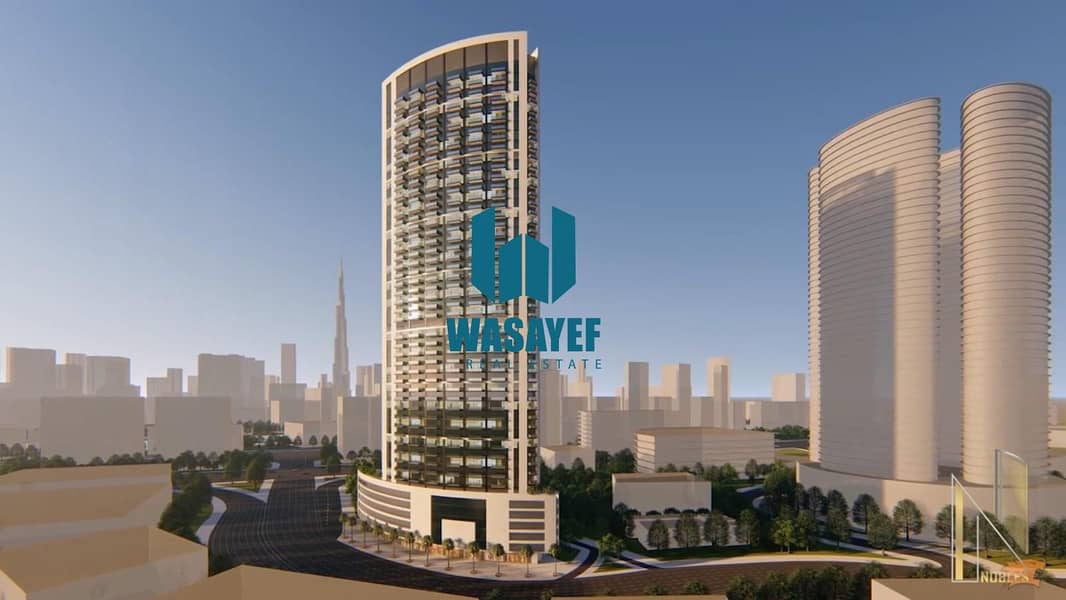 شقة في برج نوبلز،الخليج التجاري 1 غرفة 950000 درهم - 5104328
