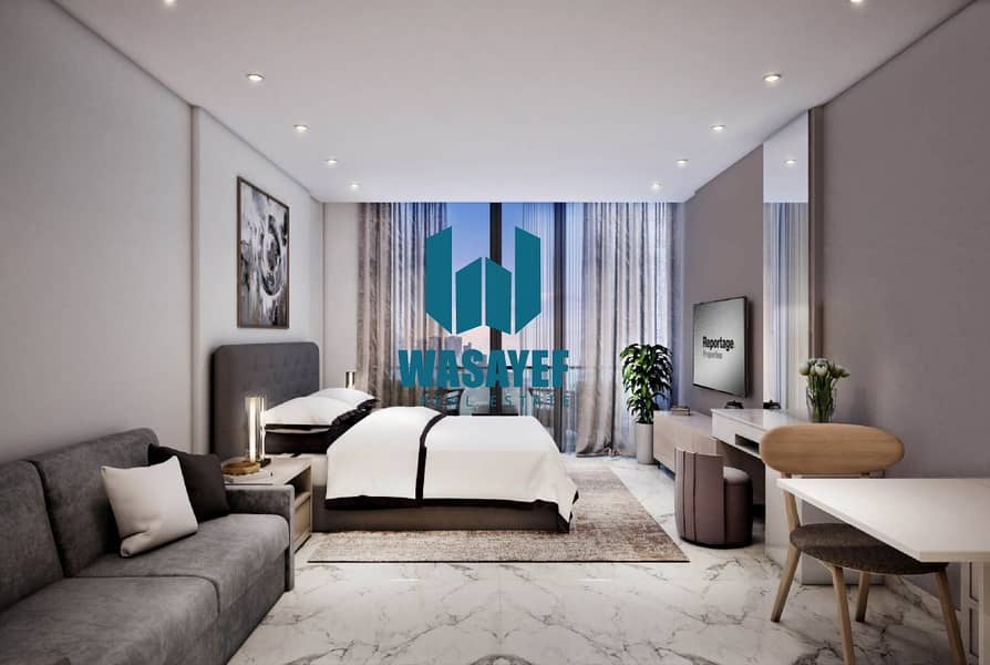 شقة في برج روكان،ركان،دبي لاند 1 غرفة 435000 درهم - 5484122