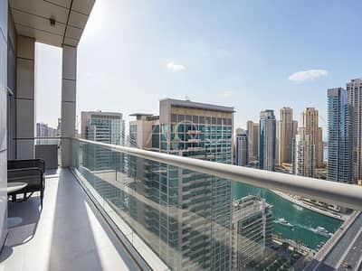 فلیٹ 2 غرفة نوم للبيع في دبي مارينا، دبي - Beautiful Marina Views | High Floor | Balcony