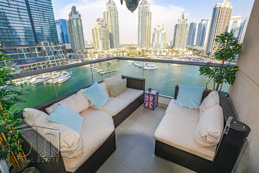 2 Bed | Full Marina View | Rare Layout