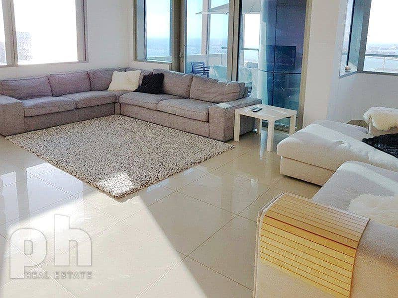 8 Large 2 bed| Study | Full Sea View |Balcony