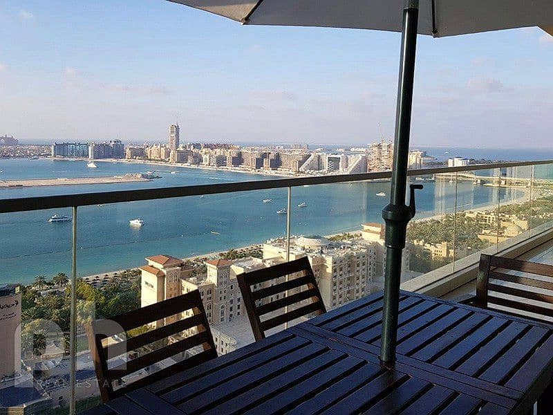 13 Large 3 bed| Study | Full Sea View |Balcony