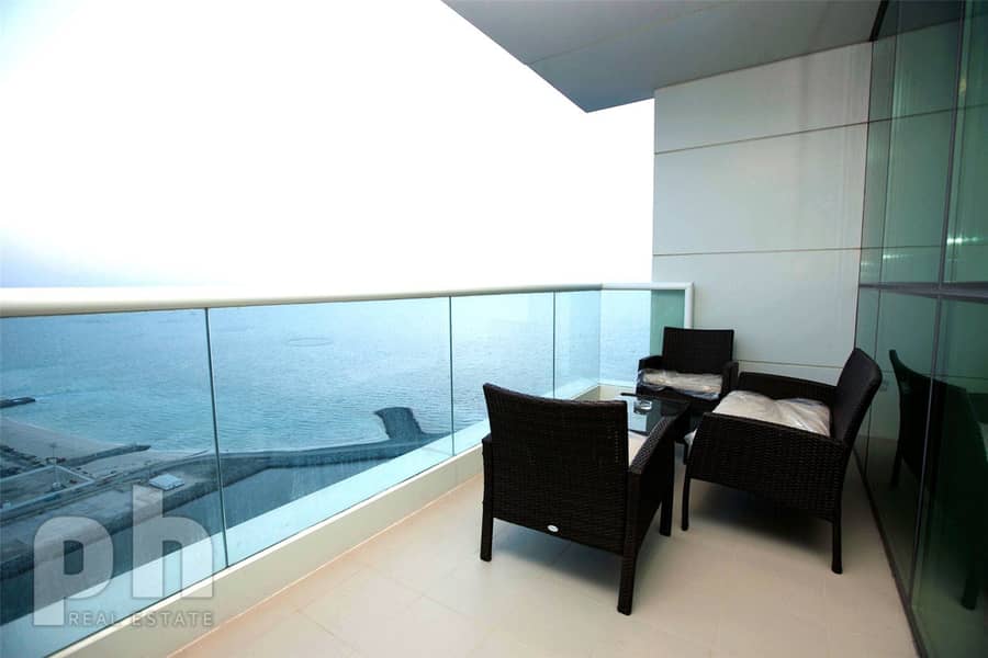 9 Fully Furnished- 2 Bed plus Maids - Full sea View