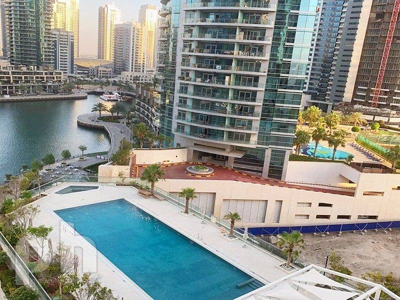 位于迪拜码头，蓝色鸢尾大厦 1 卧室的公寓 1100000 AED - 5543460