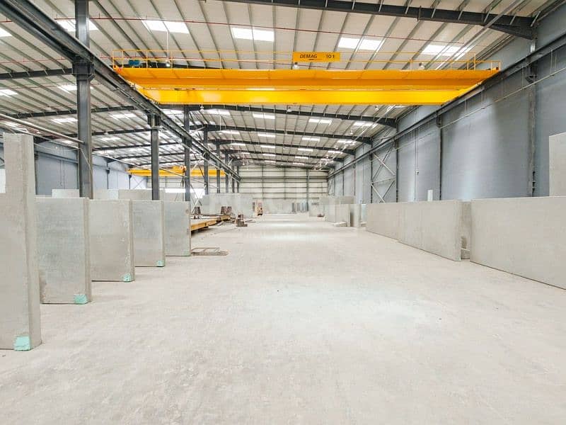 4 Warehouse  with 10Ton Cranes for Rent