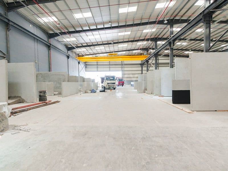 9 Warehouse  with 10Ton Cranes for Rent