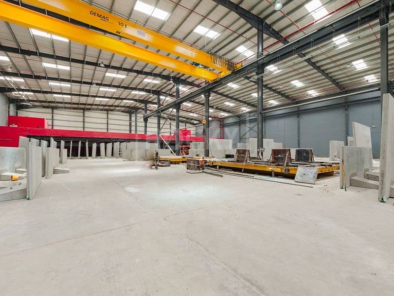 12 Warehouse  with 10Ton Cranes for Rent
