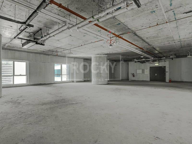 2 Spacious|Office|Shell and Core|Latifa Tower