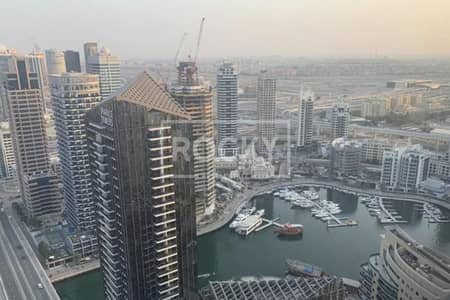 2 Bedroom Apartment for Rent in Jumeirah Beach Residence (JBR), Dubai - On High Floor | Full Marina View | 2Beds