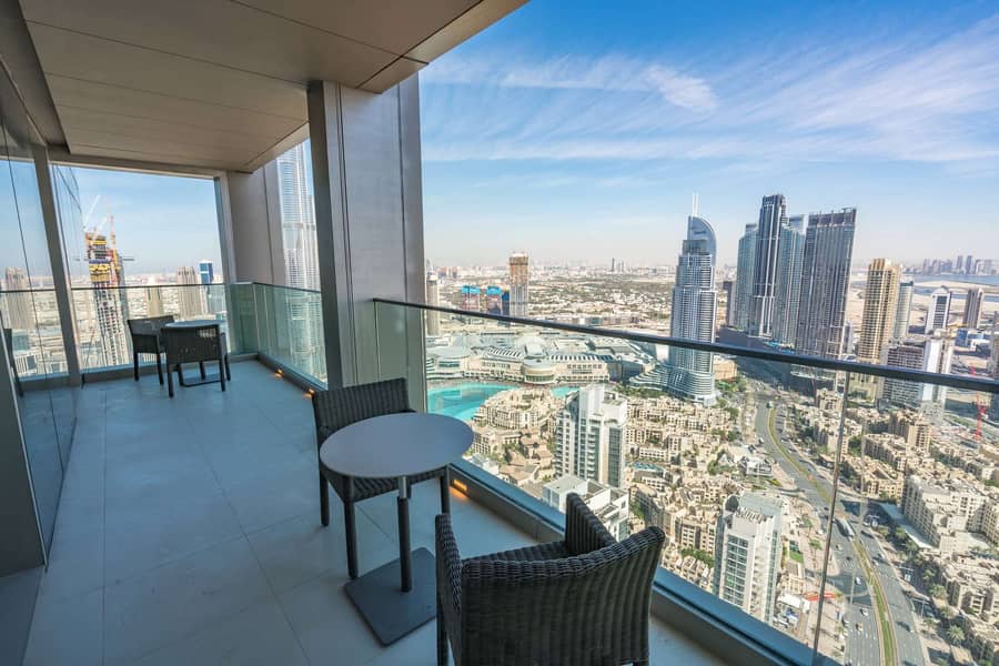 3 Fully Furnished/Burj Khalifa View/High Floor