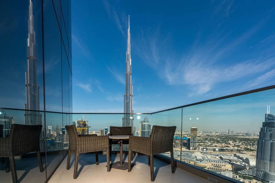 4 Fully Furnished/Burj Khalifa View/High Floor