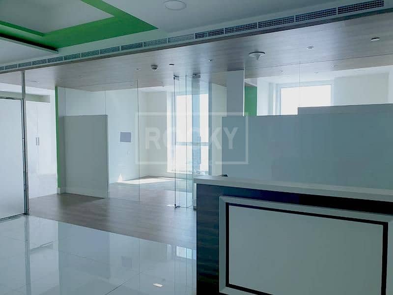 2 Office with Partition | High Floor | Latifa Tower