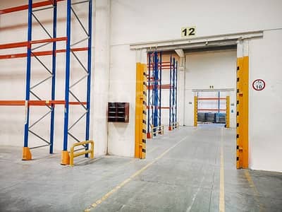 Warehouse for Rent in Dubai Industrial Park, Dubai - Ready Warehouse with Racking | Offices