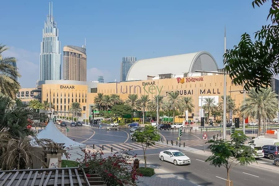 2 Exclusive | Corner apt |Road and  Dubai Mall View | Rented