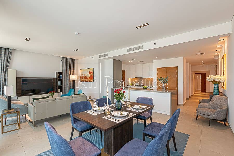 4 3 Bedroom Apartment in Meydan w/ burj view