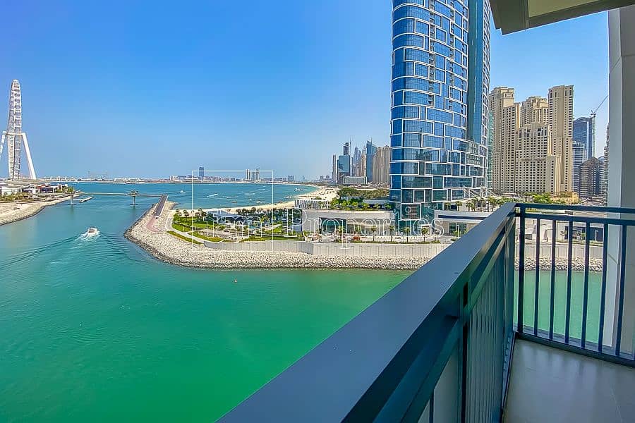 Panoramic Sea View 2BR Tower-1/Brand New