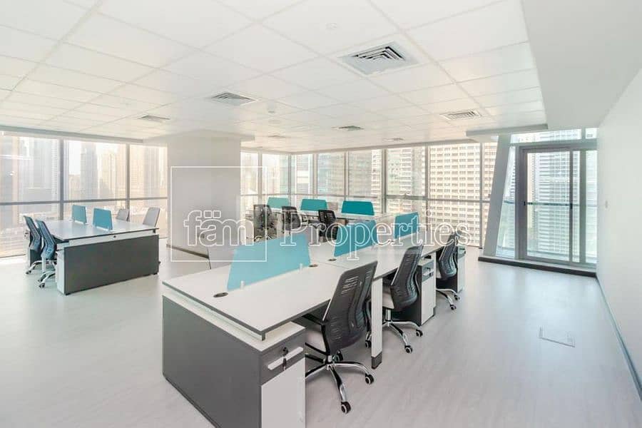 3 Office for sale | 7% ROI | Lake view | Fitted