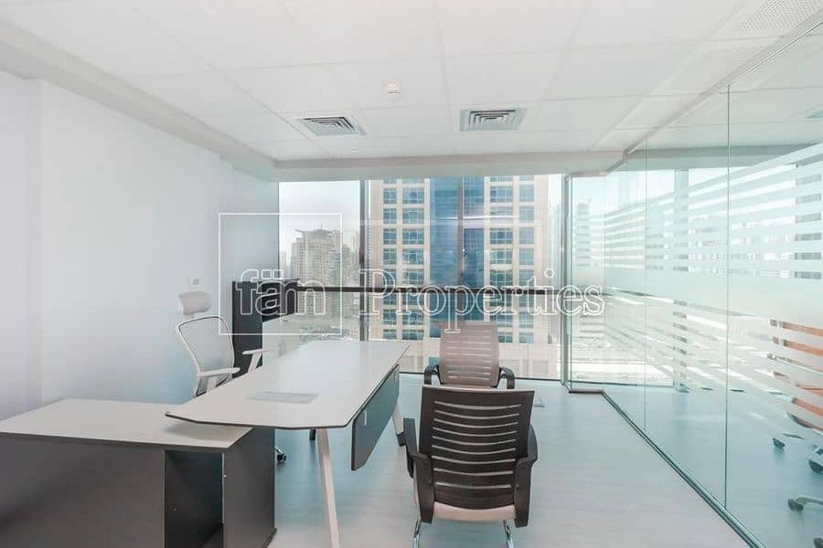4 Office for sale | 7% ROI | Lake view | Fitted