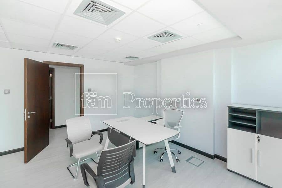 9 Office for sale | 7% ROI | Lake view | Fitted