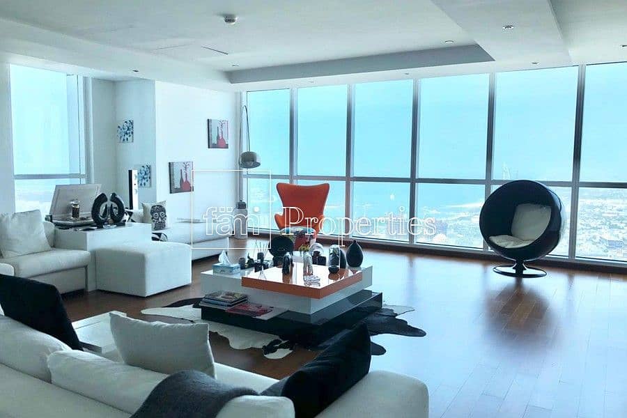 位于迪拜码头，码头23大厦 4 卧室的顶楼公寓 9500000 AED - 4795138