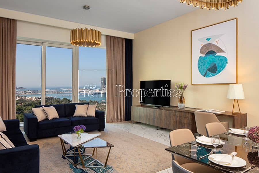 位于迪拜媒体城，迪拜阿瓦尼棕景套房酒店 3 卧室的酒店式公寓 365000 AED - 5273703