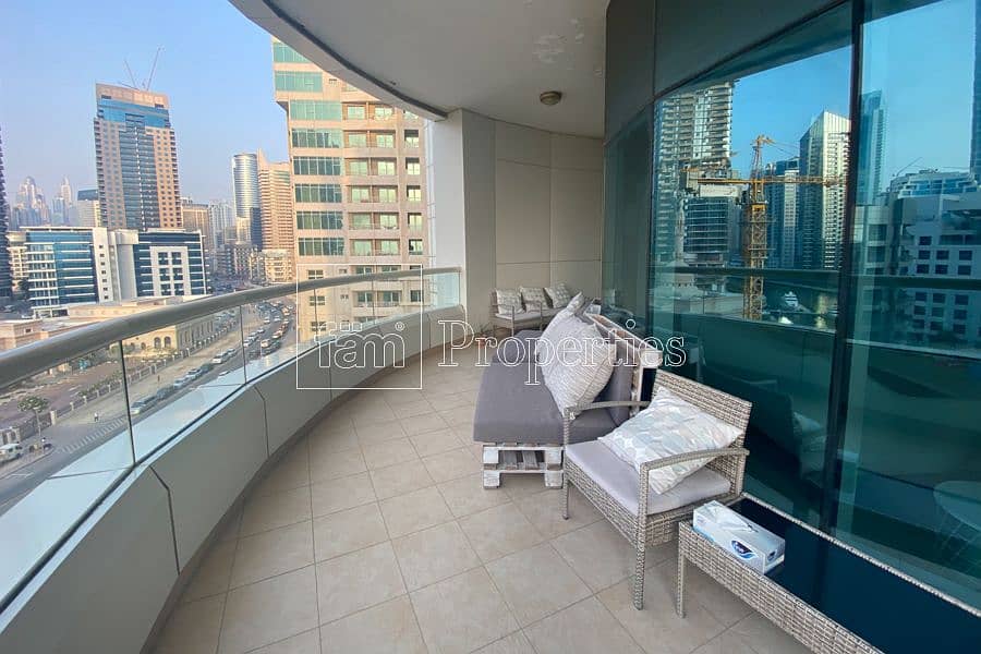 位于迪拜码头，三叉戟海滨大厦 3 卧室的公寓 2050000 AED - 5526237