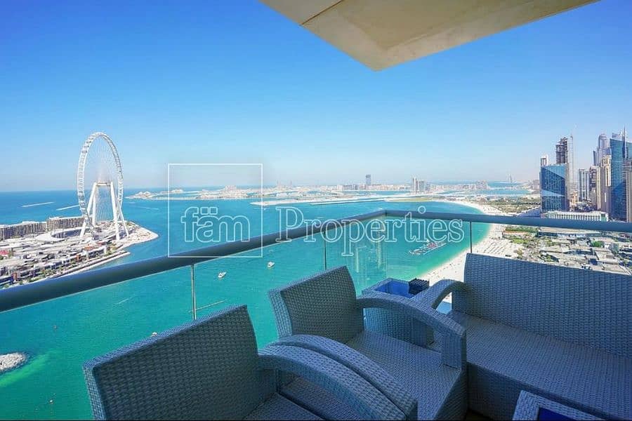 2 Panoramic Sea View|Beach Access|R2A Type|Front 2BR