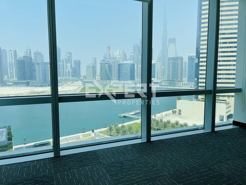 Fully Fitted I Office I  Ubora Tower  I Burj Khalifa View