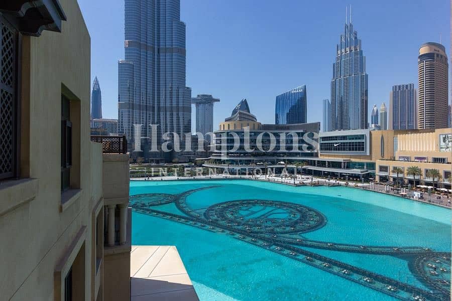 2 Vacant | Terrace| Burj and Fountain View