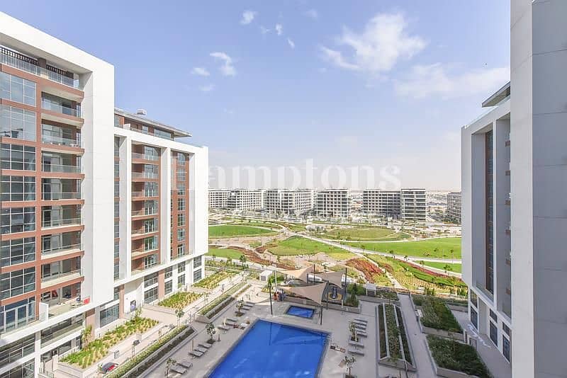 Park and Pool View | Mid Floor | Genuine