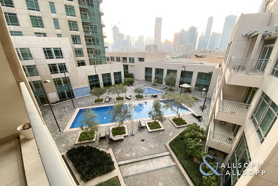 位于迪拜市中心，景观高塔，景观高塔裙楼 1 卧室的公寓 879000 AED - 5451508