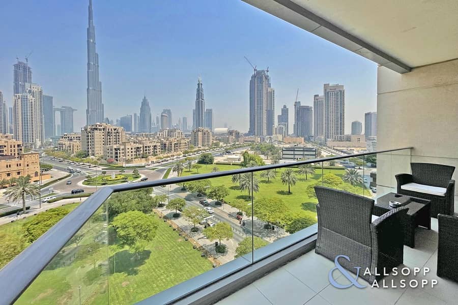 Large Layout | Full Burj Khalifa & Park View