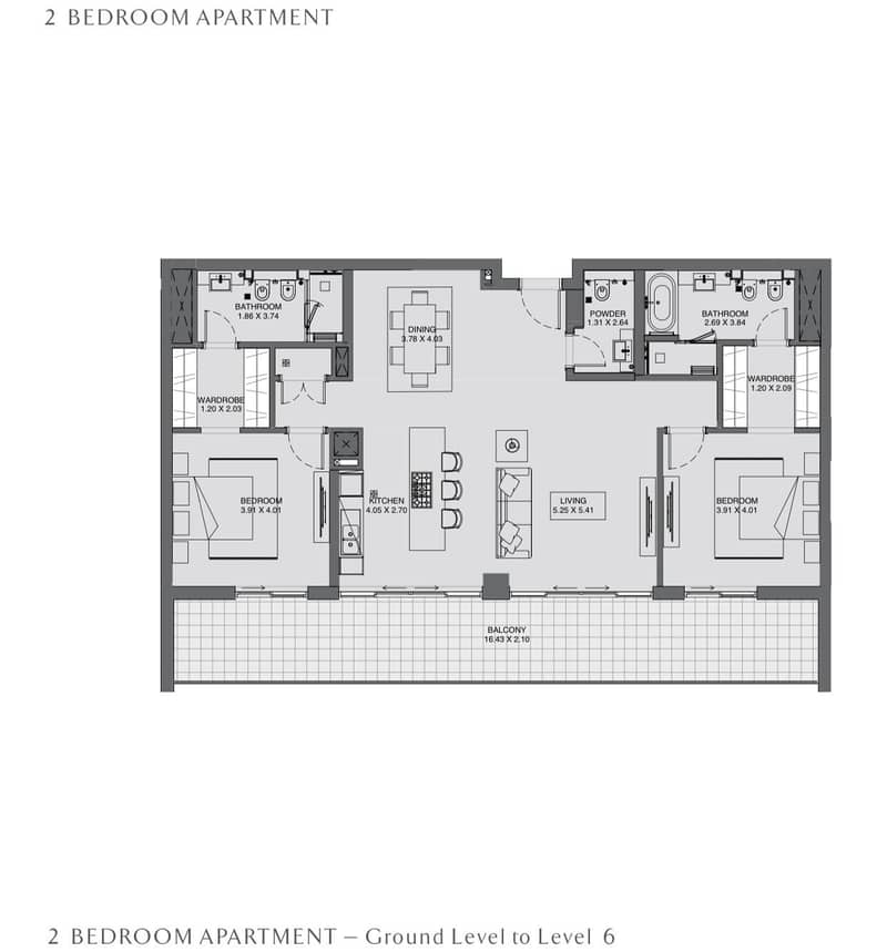 23 2BR Largest Layout | Open Plan | High-Spec