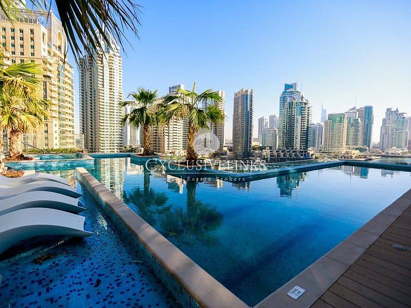位于迪拜码头，滨海之门，滨海之门1号 2 卧室的公寓 2390000 AED - 5428340