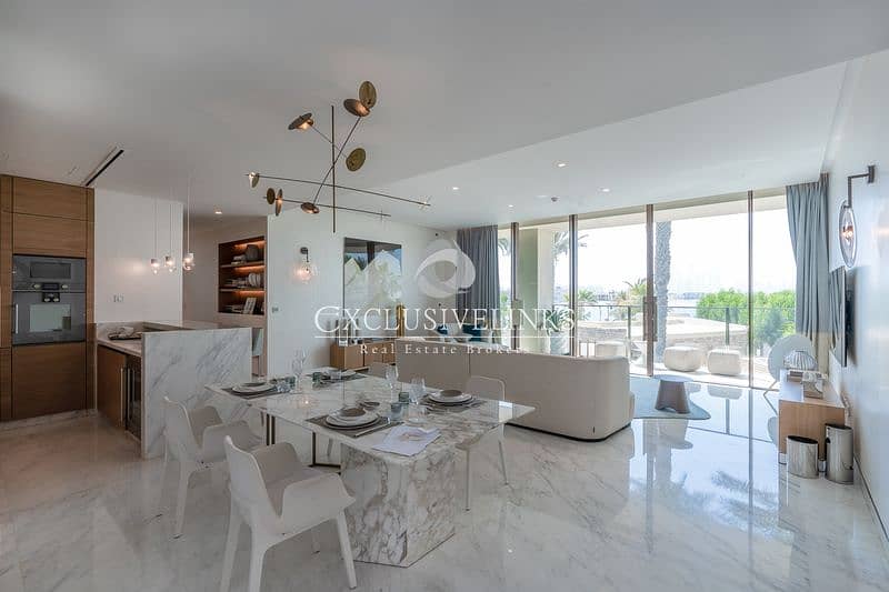 8 Luxury Finish | Palm+Marina Views|Huge Balcony