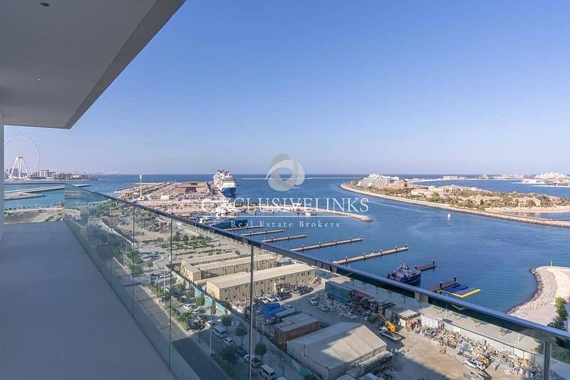 位于迪拜港，艾玛尔海滨社区，日出海湾公寓 2 卧室的公寓 210000 AED - 5523035