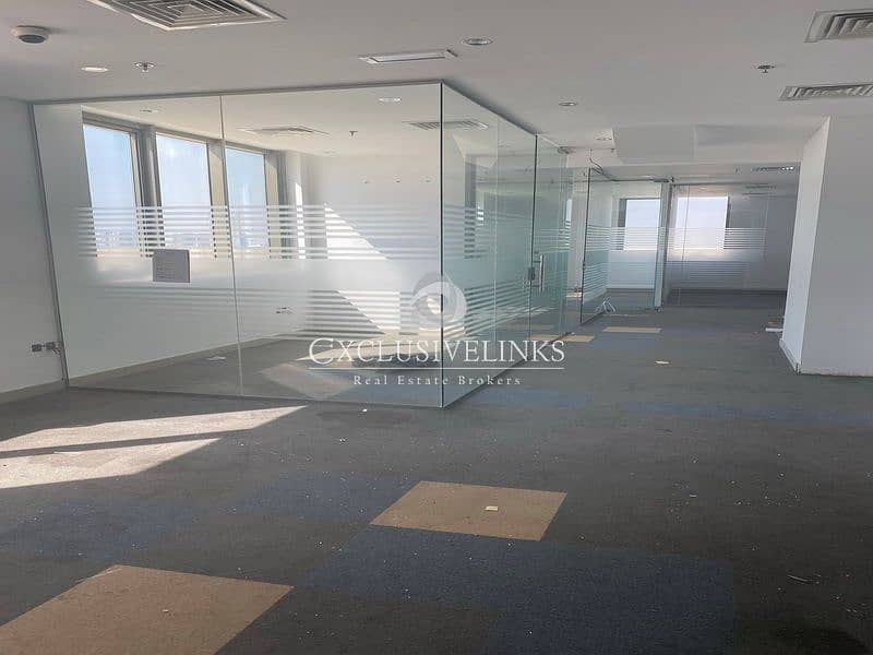 2 Spacious Fitted Office with Glass Partitions