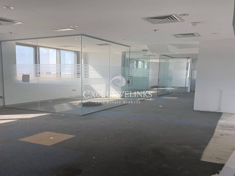 3 Spacious Fitted Office with Glass Partitions