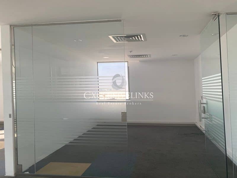 4 Spacious Fitted Office with Glass Partitions