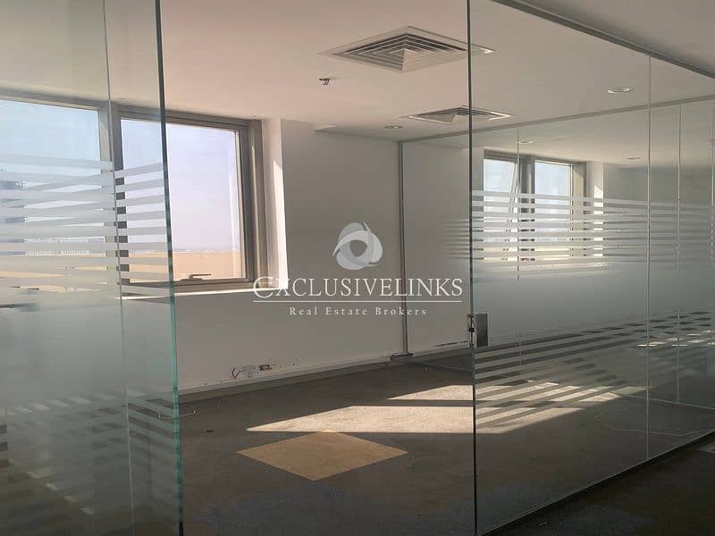 5 Spacious Fitted Office with Glass Partitions